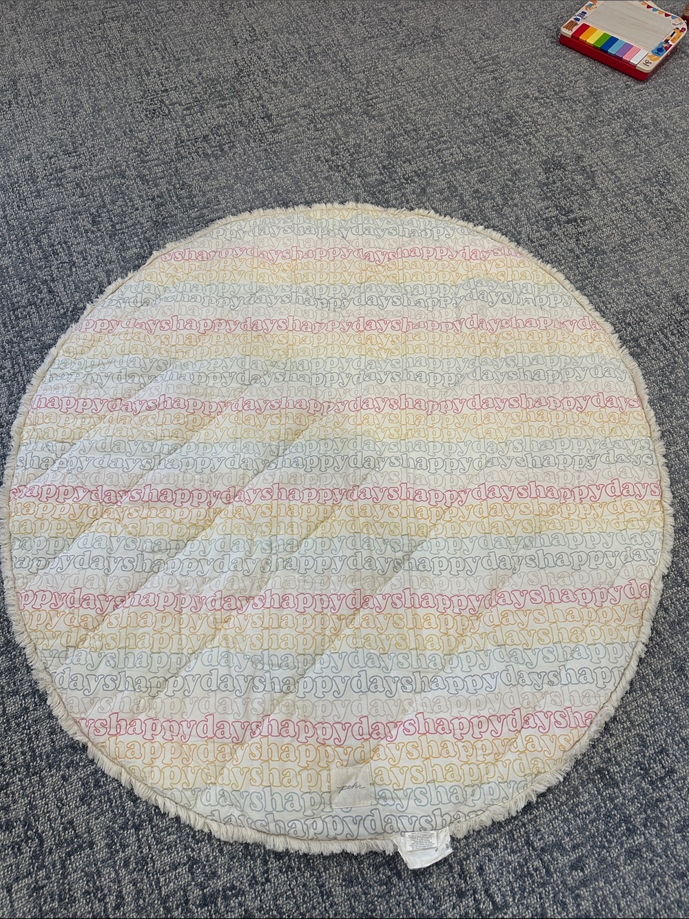 Pehr Happy Days Round Quilted Play Mat